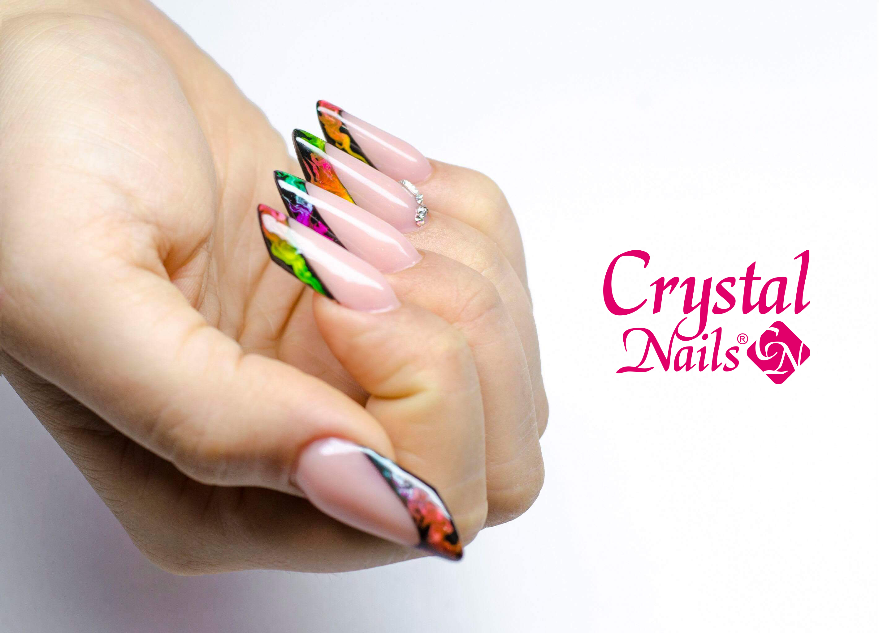 Új! Füstös hatás – neon pigmentporokkal, CrystaLac és Royal Gel alapokra
