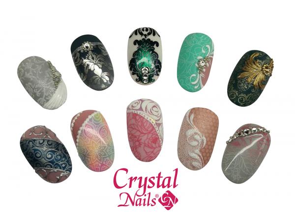 Leggyorsabb szalondíszítések Dorkától – a szezon legtrendibb díszítő anyagai, zselés festéssel és nyomdázással kombinálva, géllakk alapra