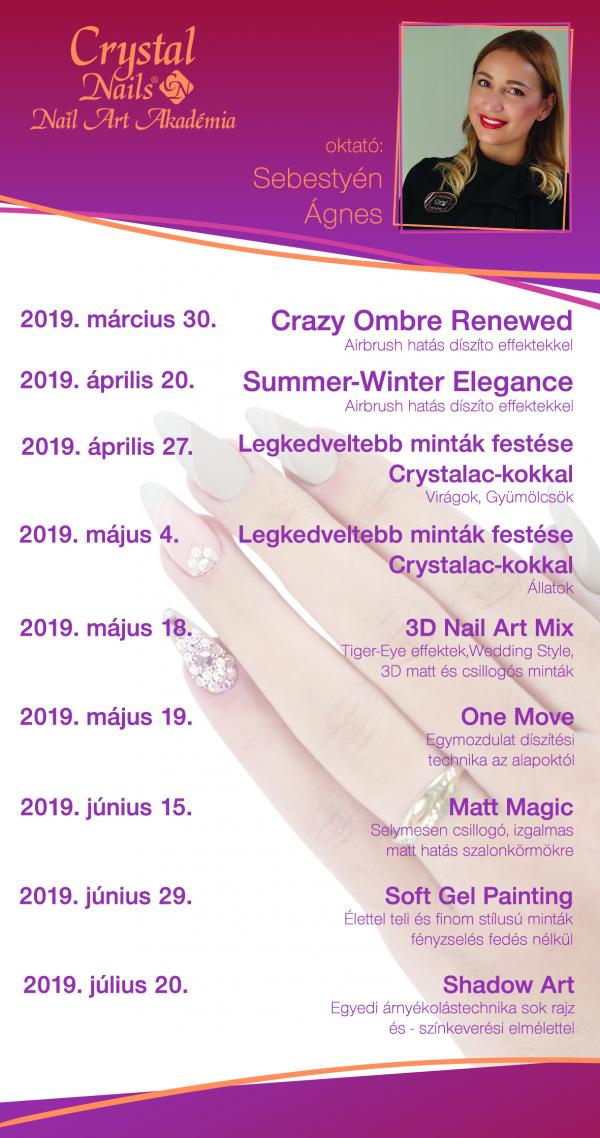  Sebestyén Ágnes -Nailart Akadémia, Crystal Nails